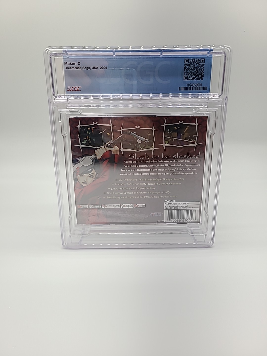 Maken X CGC 9.9 A++ Sega Dreamcast Graded Sealed Not WATA, VGA, PSA