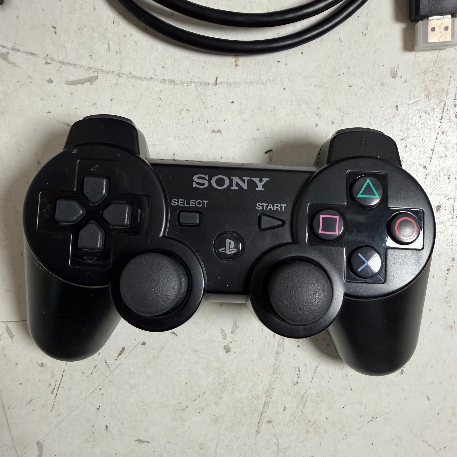 Sony PlayStation 3 CECH-4001B 250gb Black Video Gaming Console With Controller