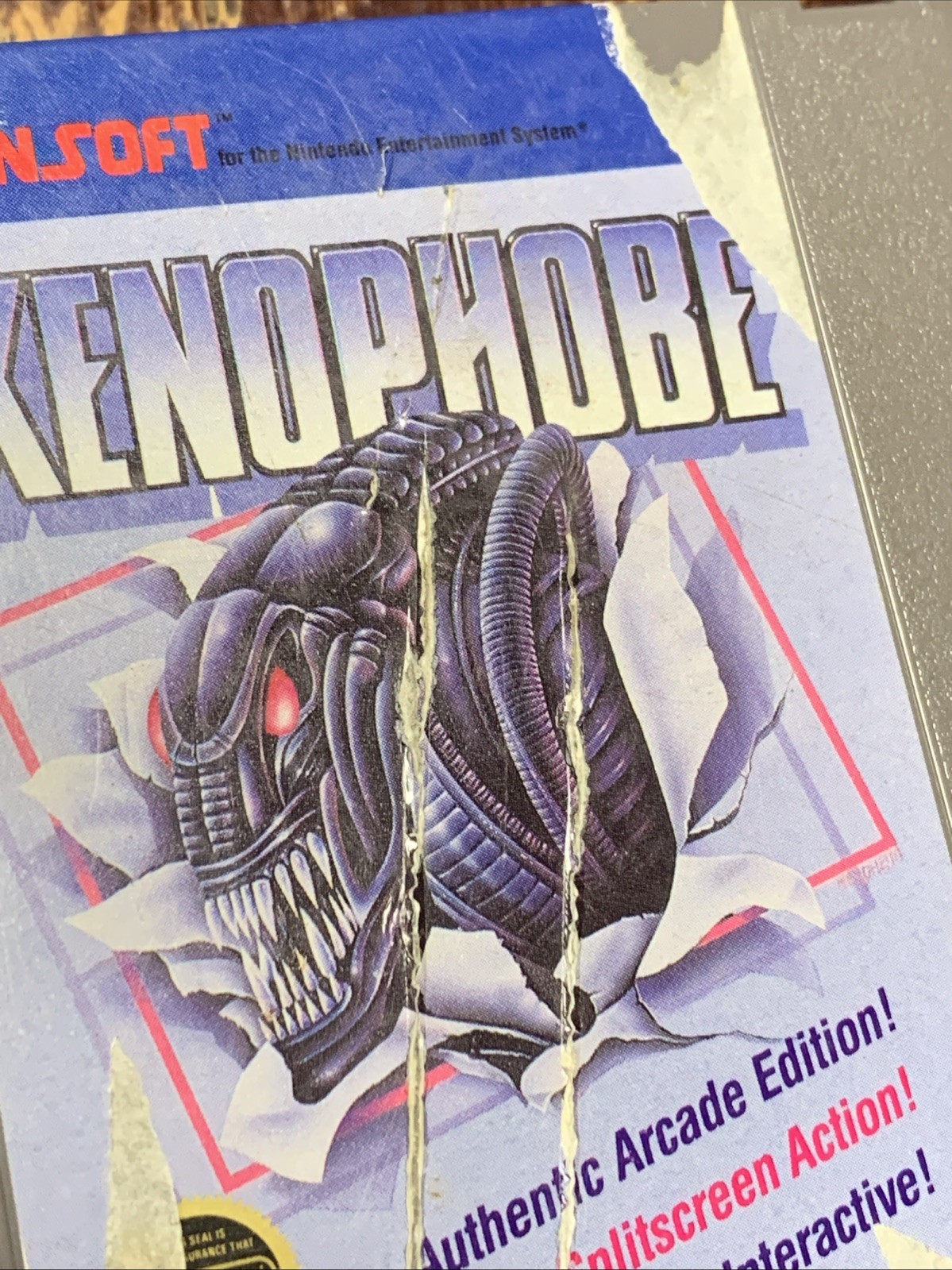 Xenophobe Nintendo NES Original Video Game – Vintage Comes With Clamshell Case
