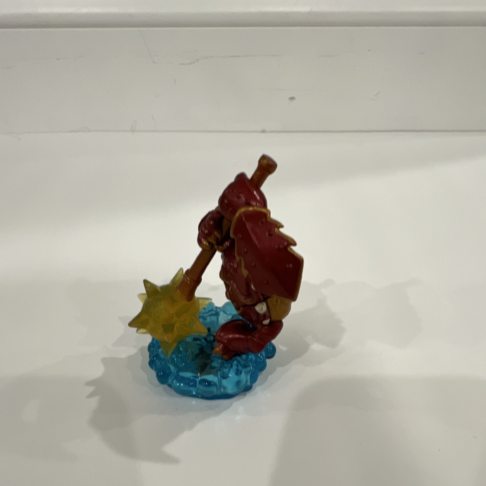 Activision Skylanders Wham-Shell Red Yellow Mace Figure Blue Base Spyro Series
