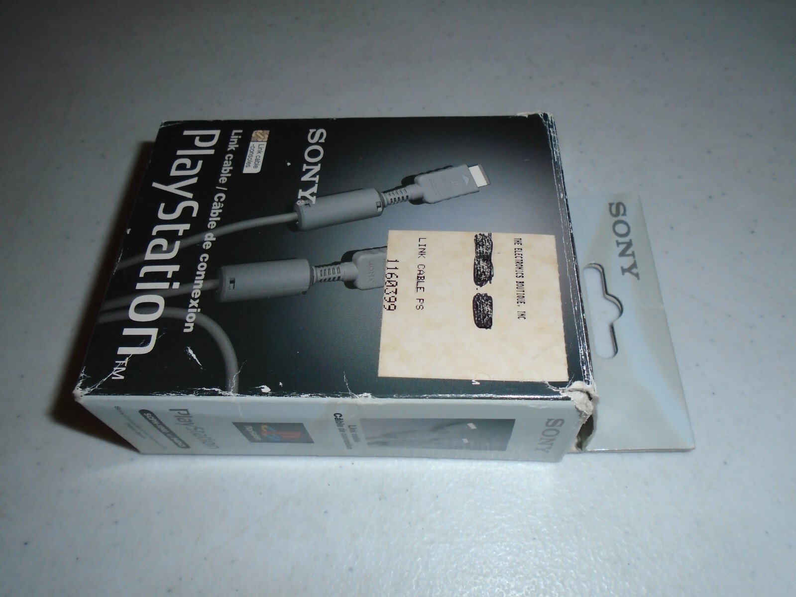 Official Sony PS1 to PS1 Link Cable SCPH-1040 with box NTSC USA/CANADA Version