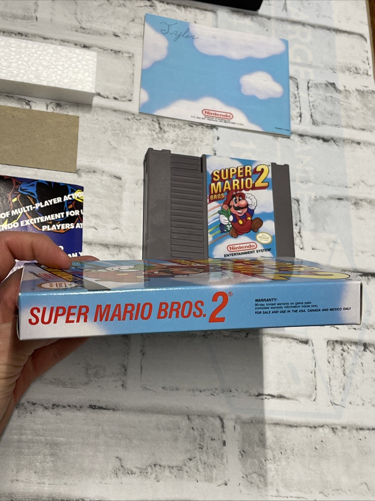 Nintendo NES Super Mario Bros 2 Oval Complete CIB Vintage EXCELLENT Tested Game