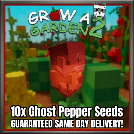 💸🔥10x Ghost Pepper Seed🔥💸 – GROW A GARDEN 2 CHEAP!⚡💸 GAG2 ⚡💸