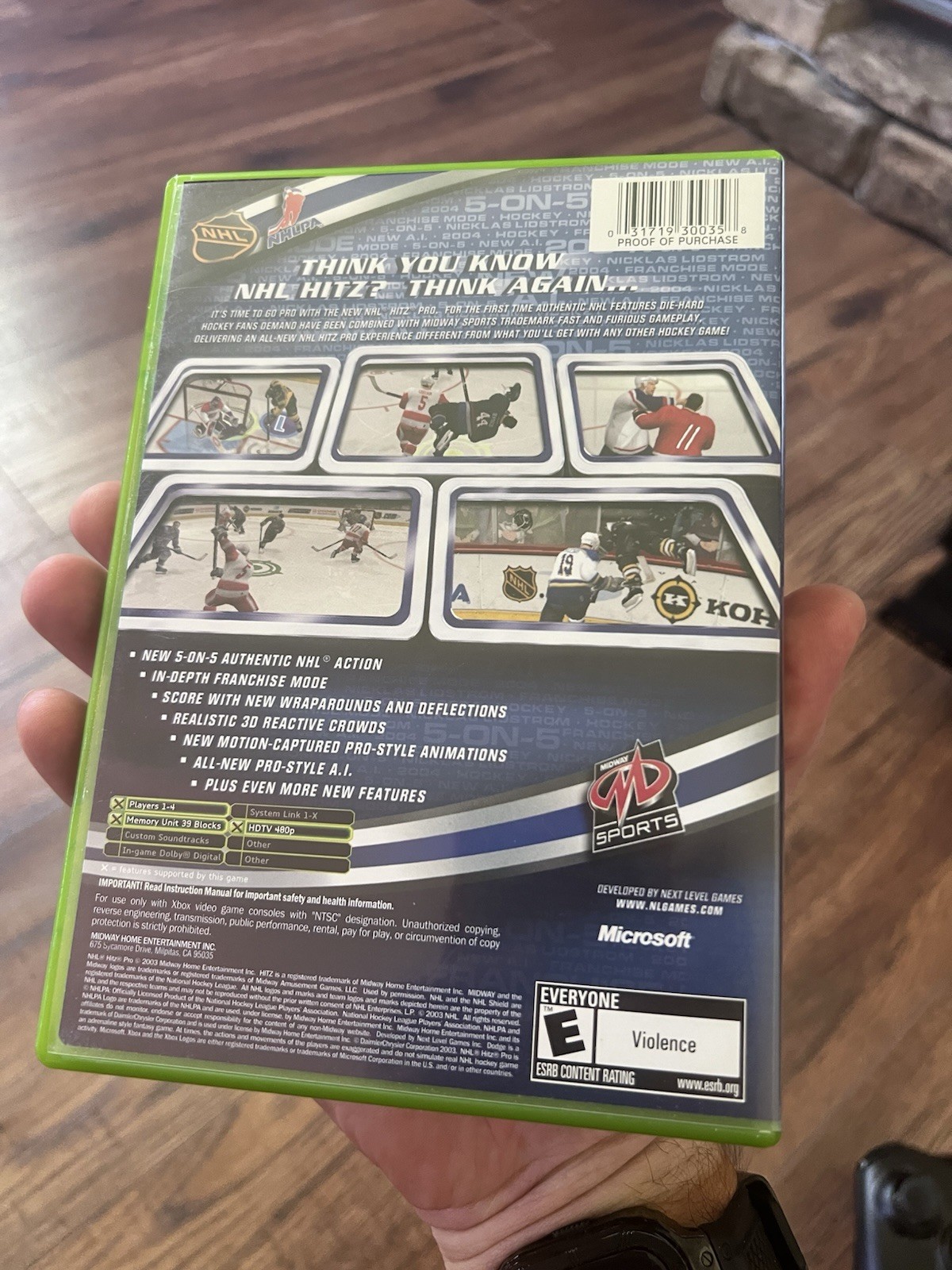 NHL Hitz Pro Microsoft Xbox (2003) + NHL 04