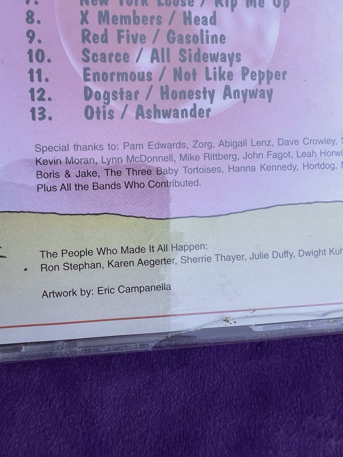 Rare 1996 PlayStation Promo CD PS1 URNOTe Anime Ninja Cover–Dogstar Keanu Reeves