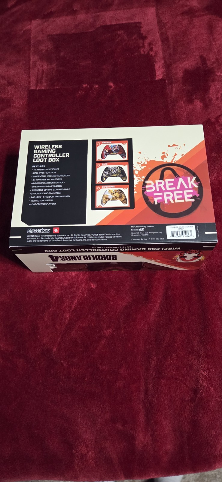 Borderlands Mystery Controller Loot Box -Limited Edition- PC or Nintendo Switch