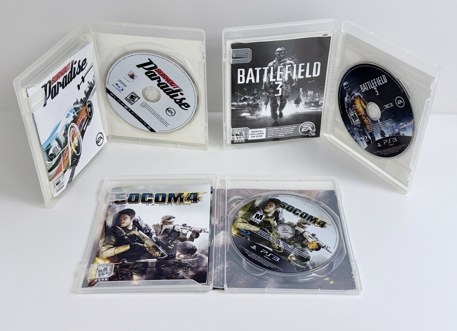 Sony PlayStation 3 PS3 7 Game Lot w/Cases: South Park, Sims 3, BF3 + More!