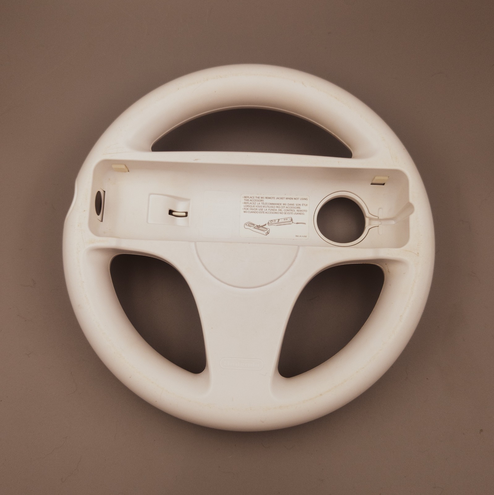 2x Official Nintendo Wii Steering Wheel for Mario Kart OEM White RVL-024