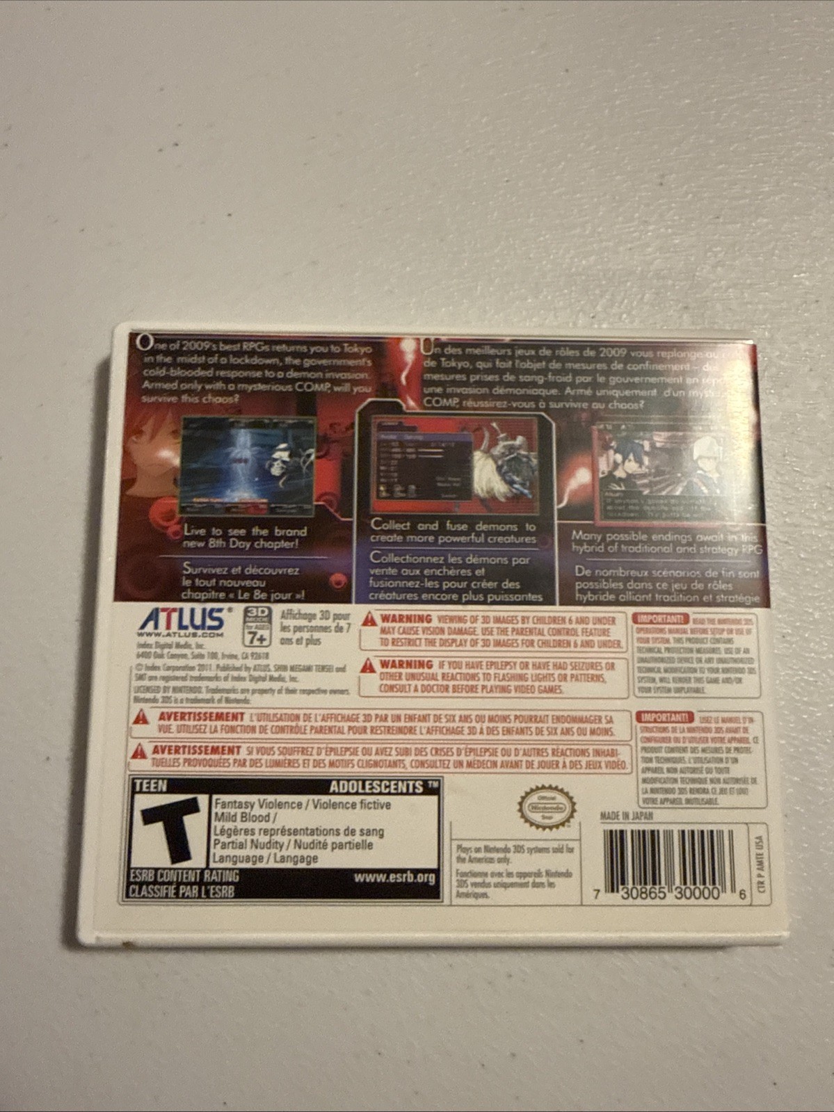 Shin Megami Tensei: Devil Survivor Overclocked (3DS) – Authentic CIB Great Works
