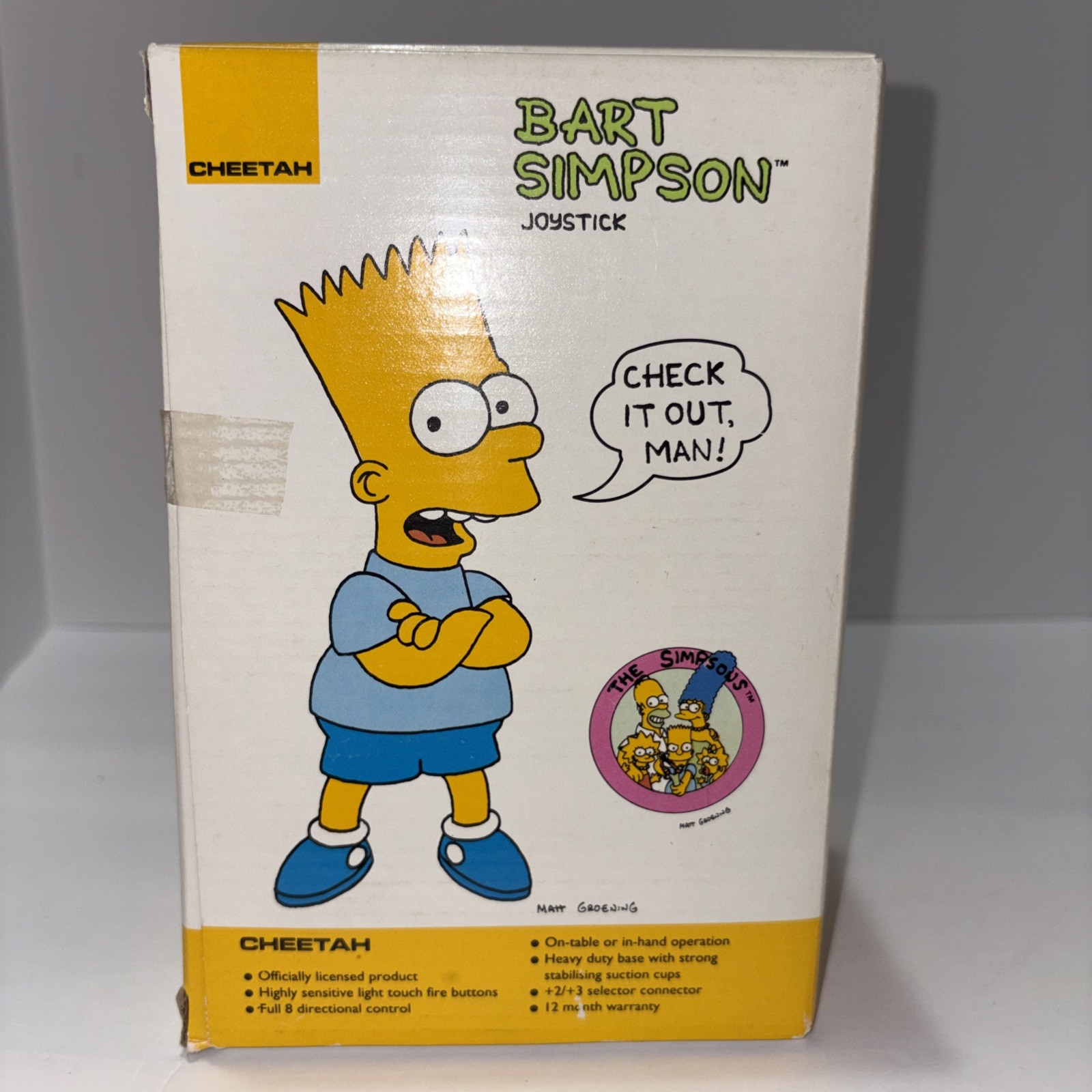 The Simpsons Bart Simpson Joystick by Cheetah NIB – 1992