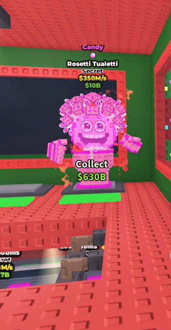 CANDY rosetti tualetti 350m/S with 1 TRAIT Steal A Brainrot Secret Roblox