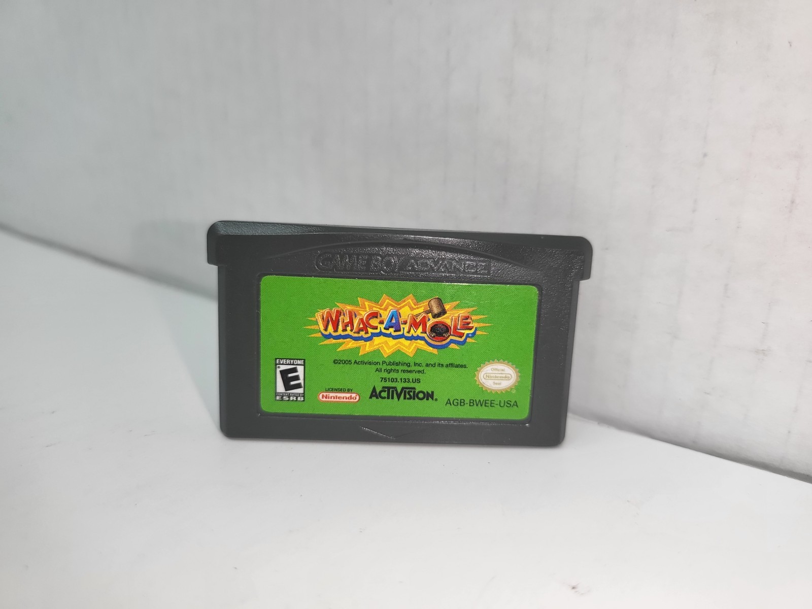 WHAC A MOLE Nintendo Game Boy Advance Game cartridge Only TESTED #P11