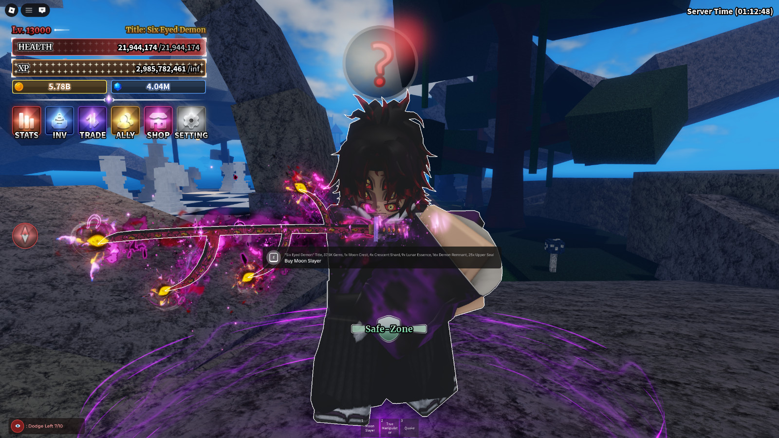 Roblox Sailor Piece New Upper Moon Full Set