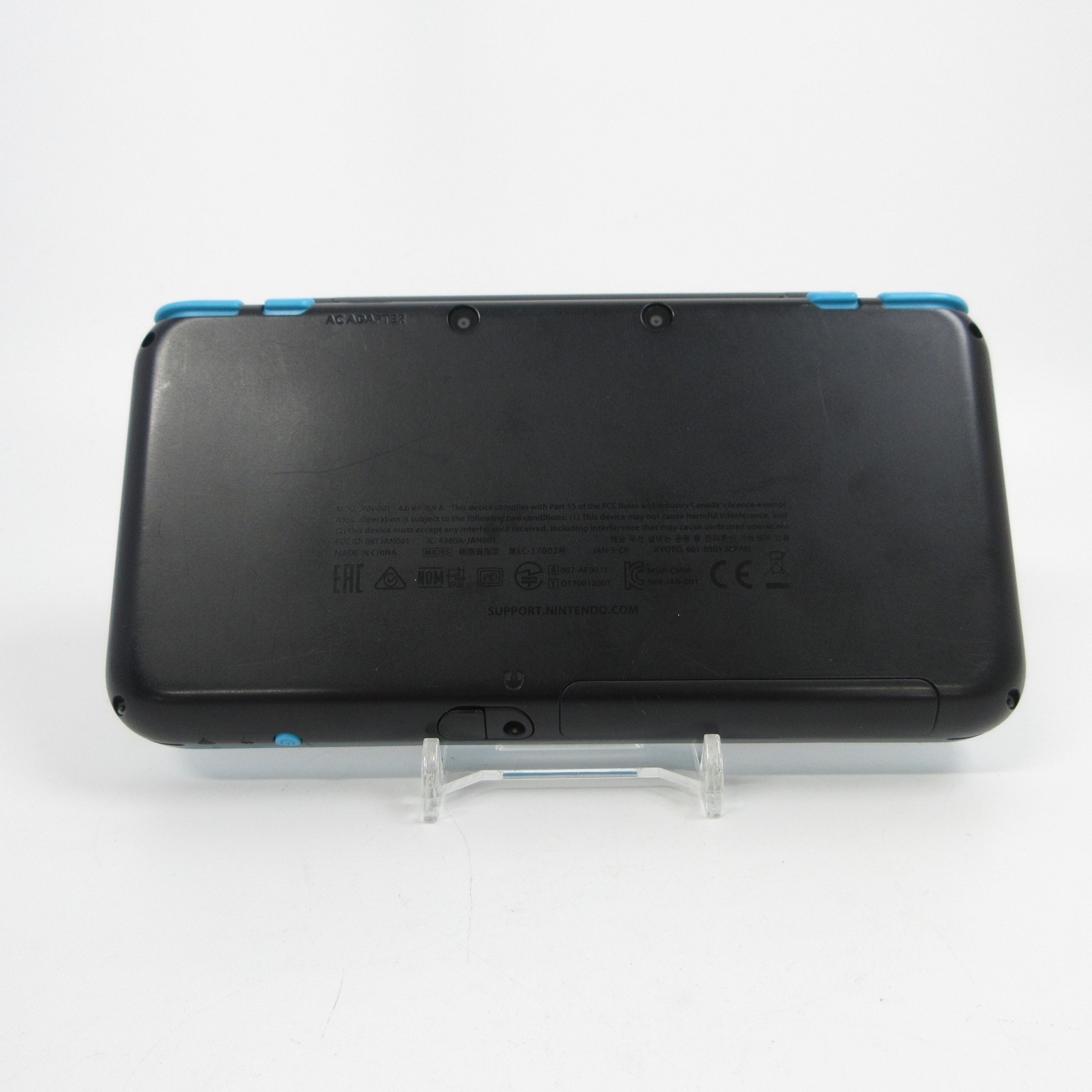 【Excellent】Nintendo New 2DS LL XL Black x Turquoise Console ONLY Japan Ver. #RET