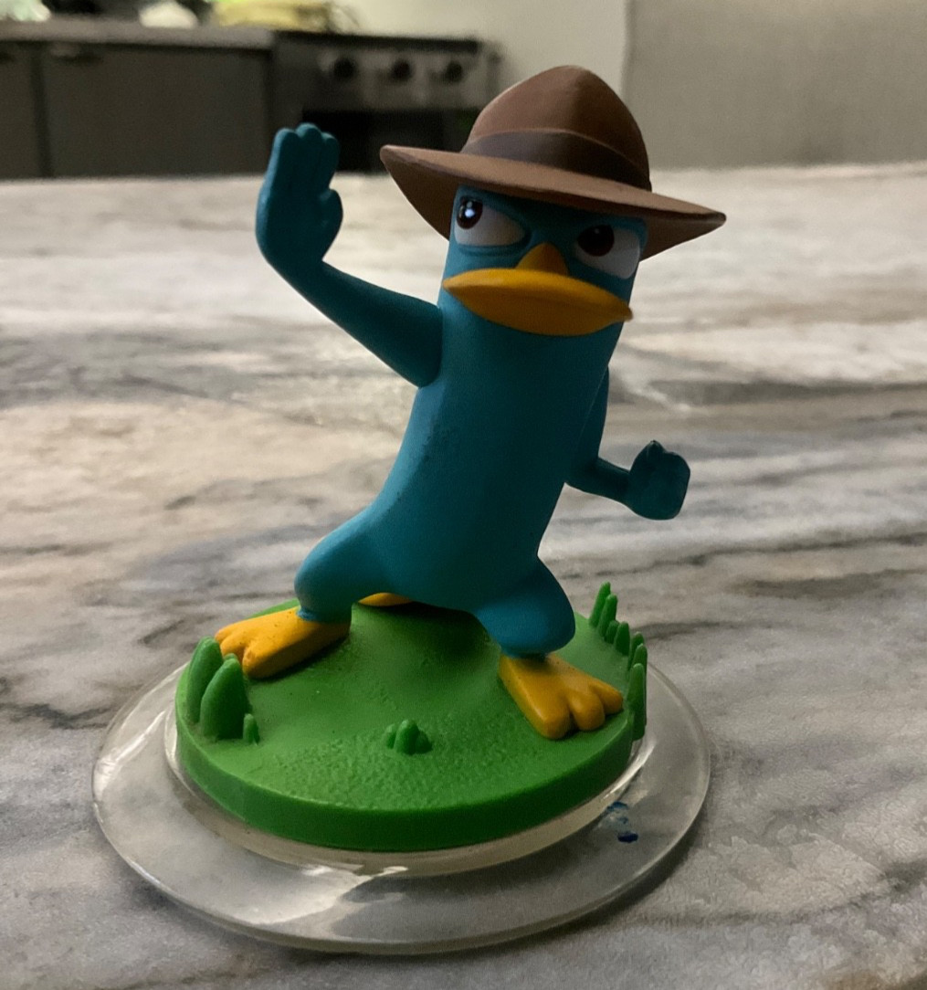 Disney Infinity AGENT P Perry The Platypus Phineas & Ferb Figure
