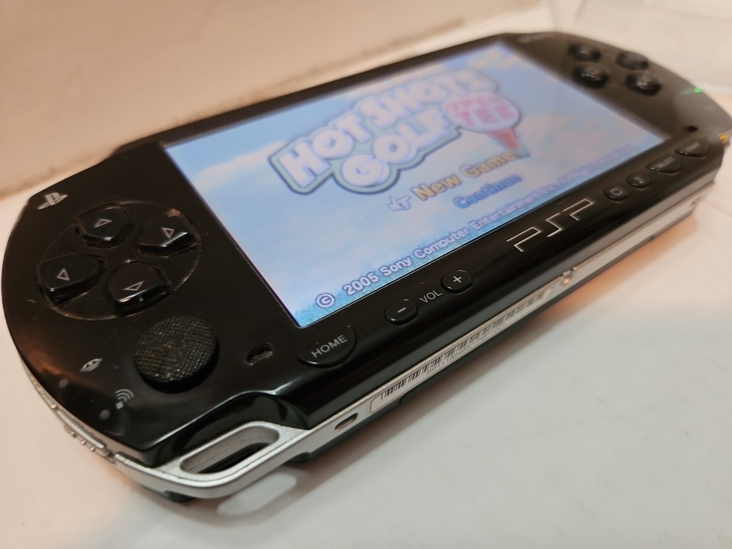 Sony PlayStation PSP-1001 Black Console Cards Charge Case 2 Games 1 Movie READ
