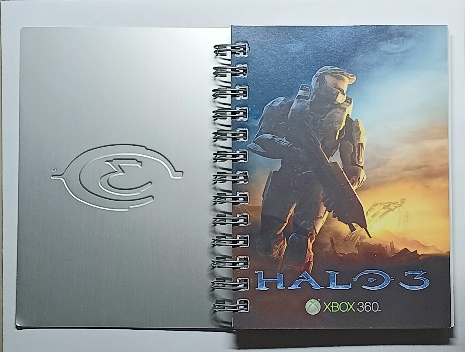 RARE Halo 3 Metal Notebook GameStop Promo XBOX 360 BUNGIE Master Chief