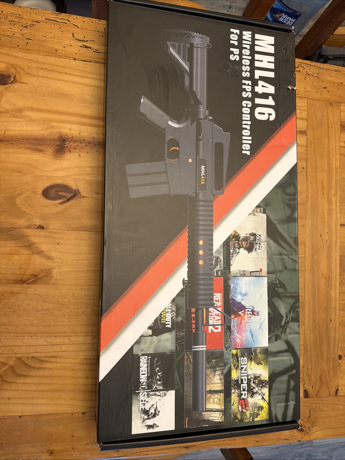 MHL416 – Pro PS4/PS5 Wireless Gun Controller Rifle – Motion Aiming FPS Feedback
