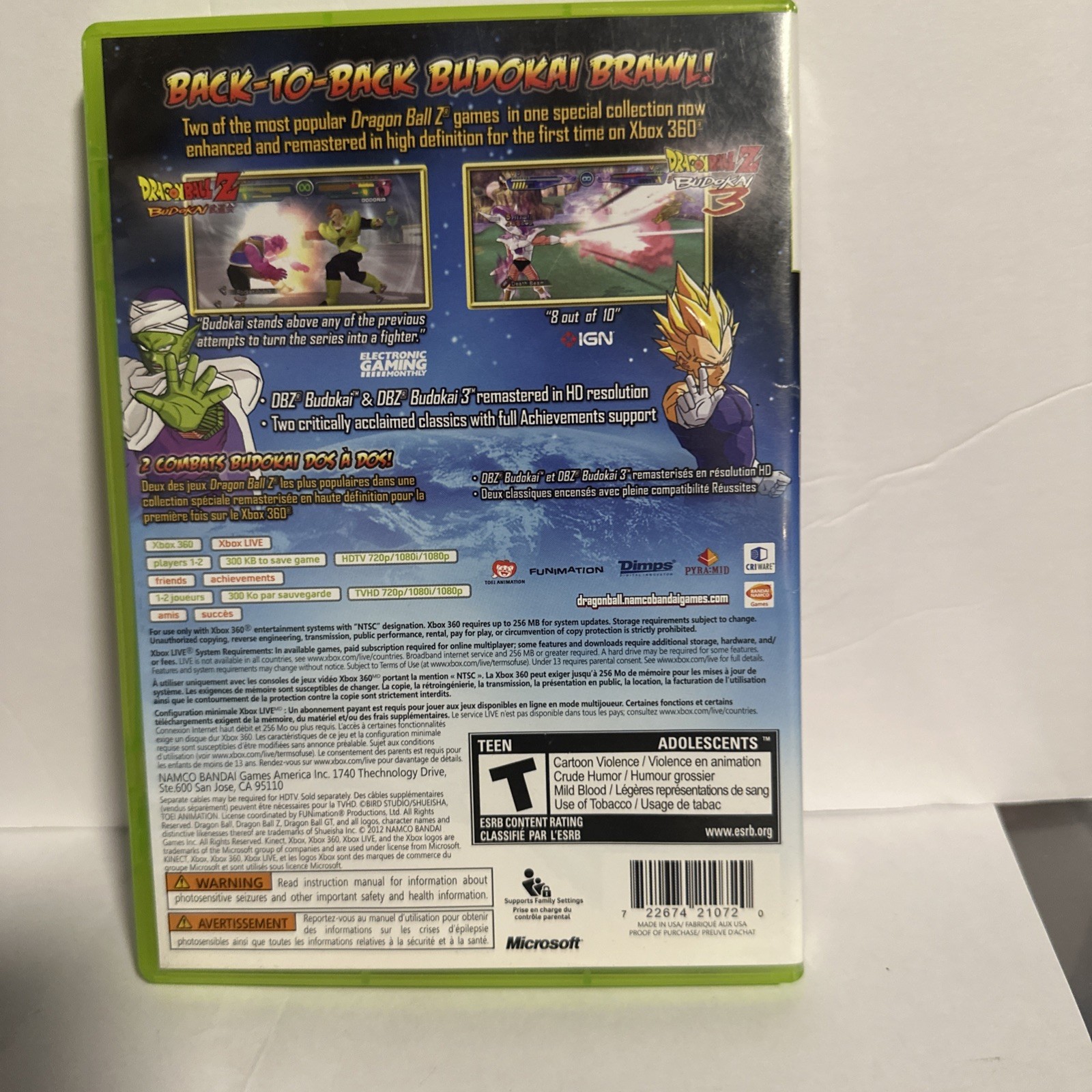 Dragon Ballz Budokai HD Collection – Microsoft Xbox 360