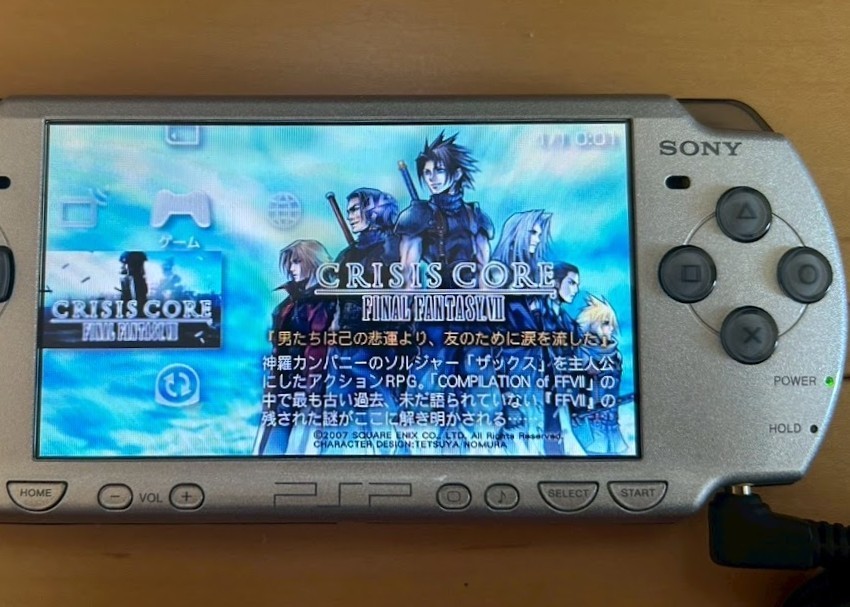 PSP 2000 Crisis Core FF7 10th Anniv. Limited Unopened Game W/ Box Japan #516