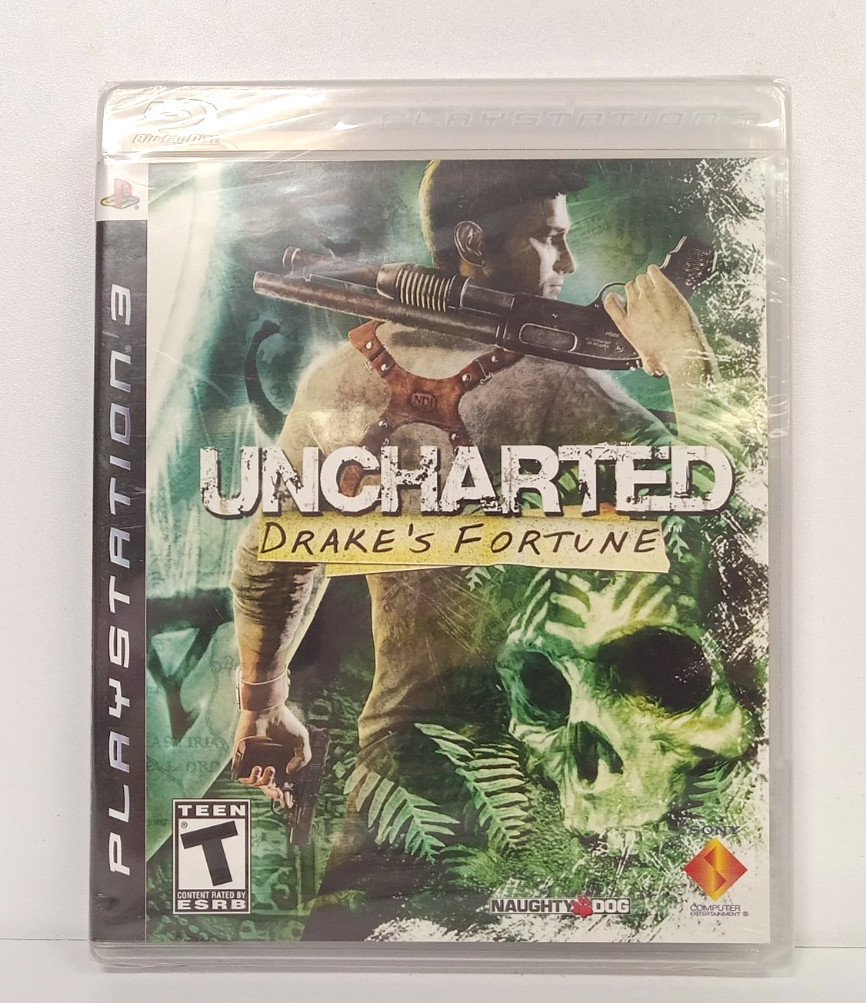 Uncharted: Drake’s Fortune (Sony PlayStation 3 PS3, 2007) 1st Print! – SEALED!