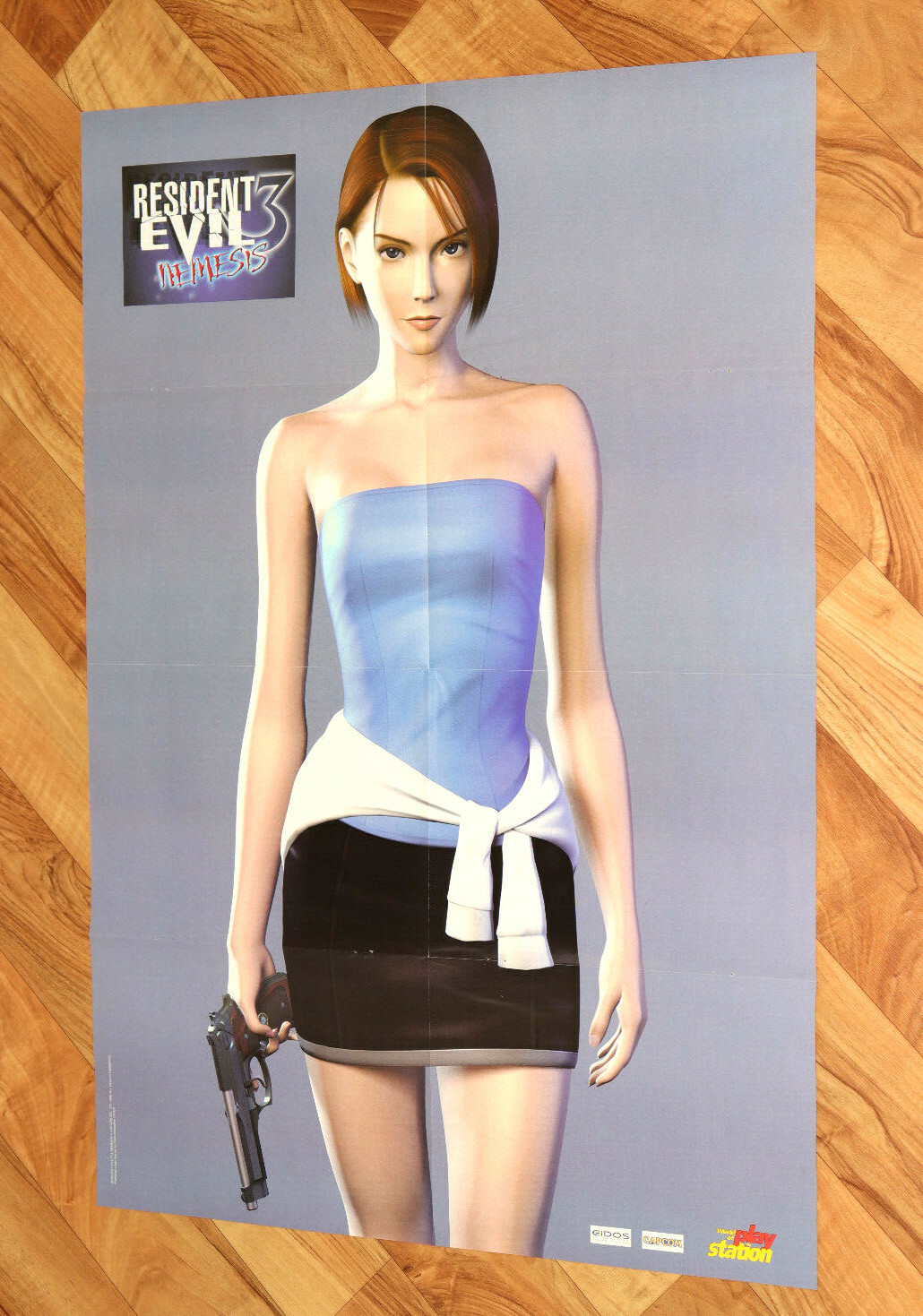 1999 Resident Evil 3 Nemesis Rare Poster 58x80cm Capcom PS1 GameCube
