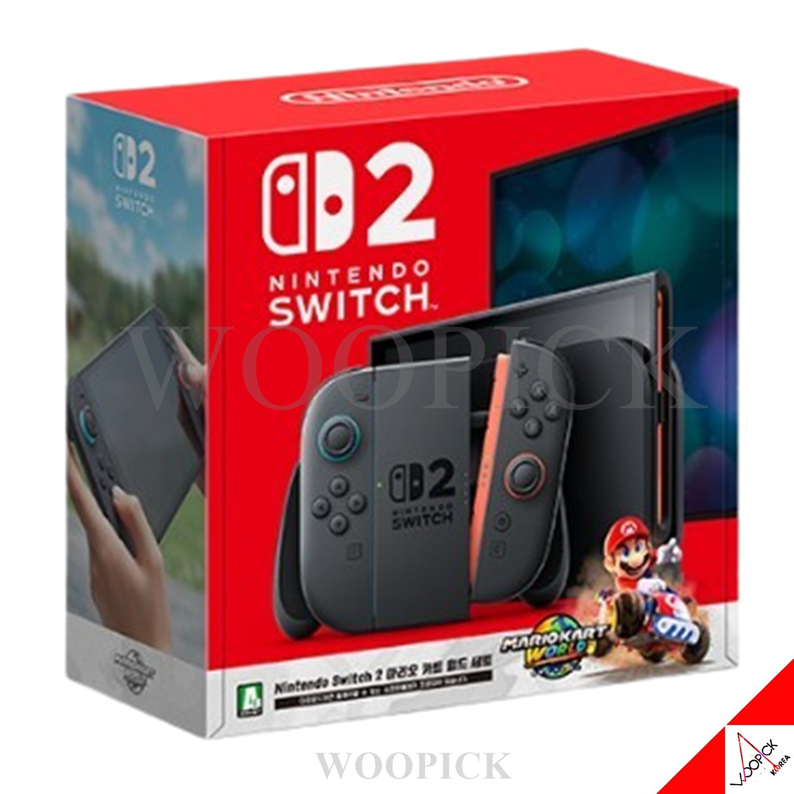 Nintendo Switch 2 Console 256GB + MARIO KART WORLD BUNDLE Korean Version