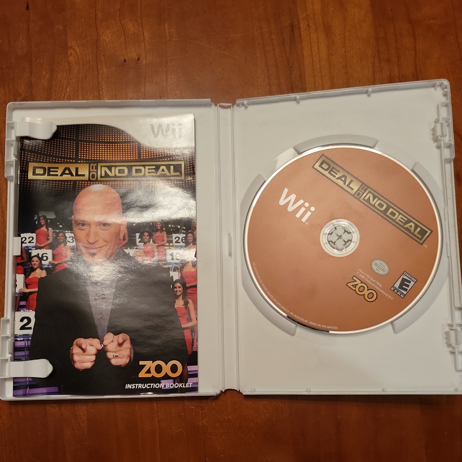 Zoo Deal or No Deal – Nintendo Wii (2006) Complete w/ Manual E-Everyone NTSC-U/C