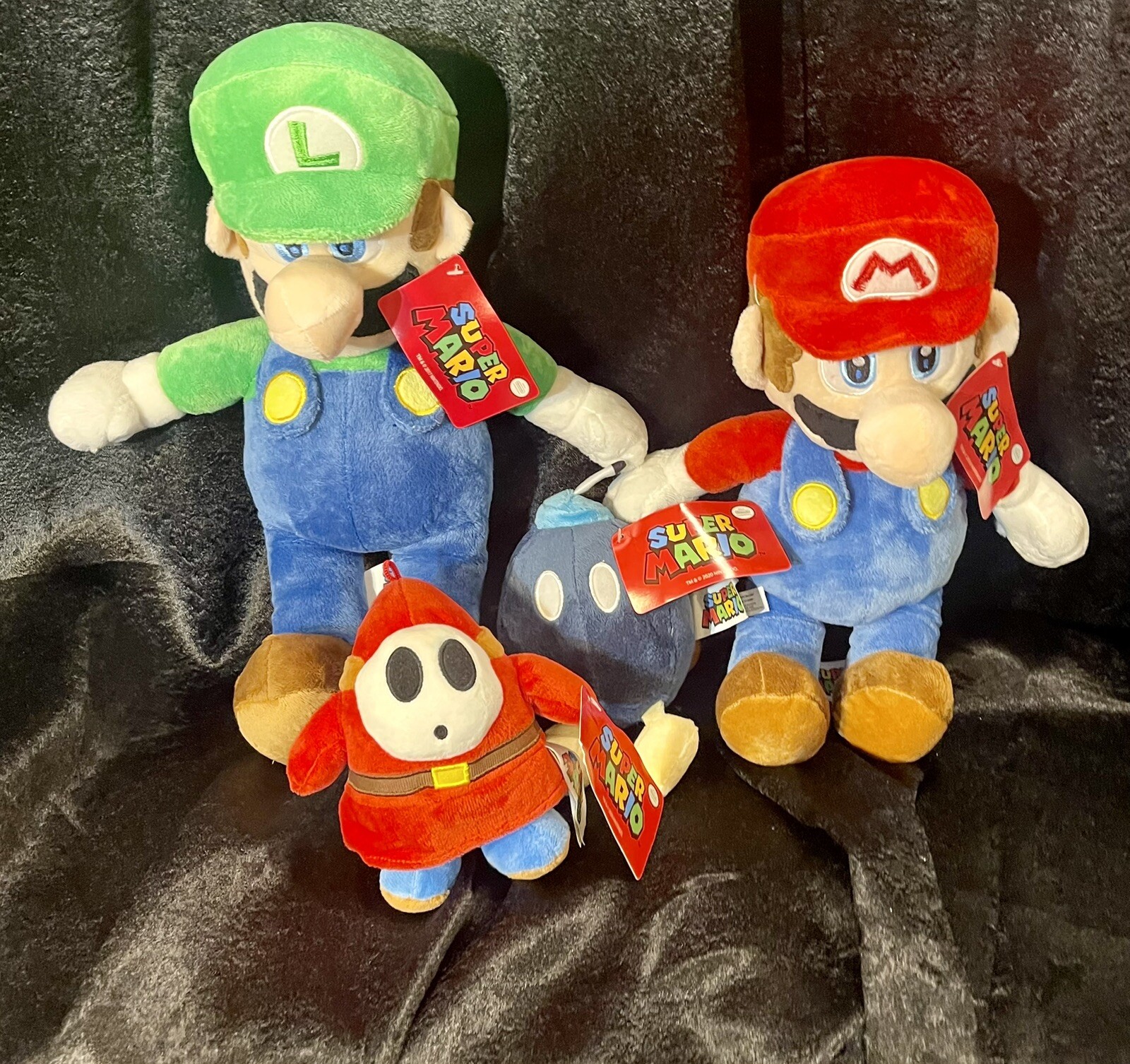 Nintendo Super Mario Video Game Plush Luigi Bob Omb Shy Guy 2018 2020 Brothers