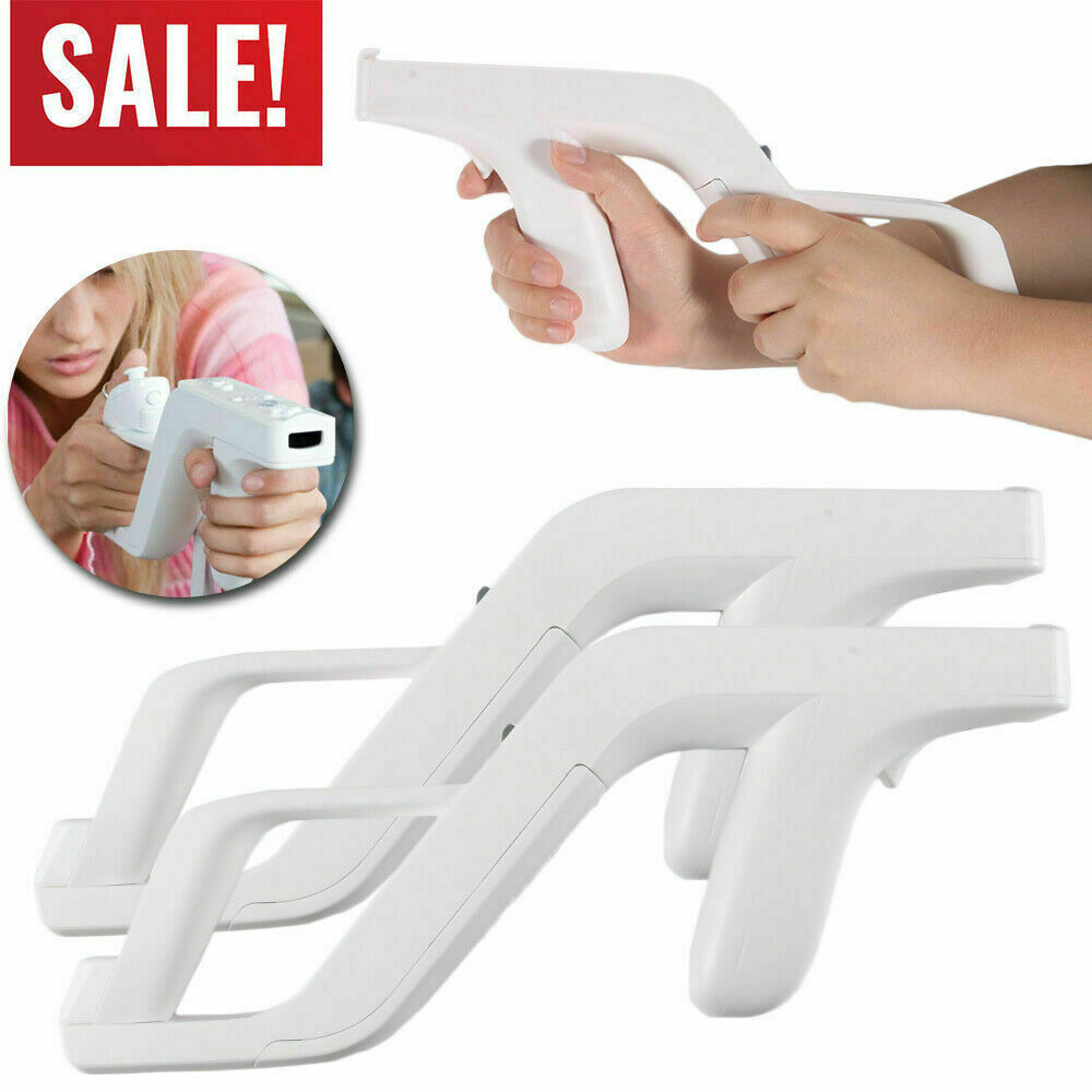 2PCS Zapper Gun for Nintendo Wii Remote Wiimote Controller New