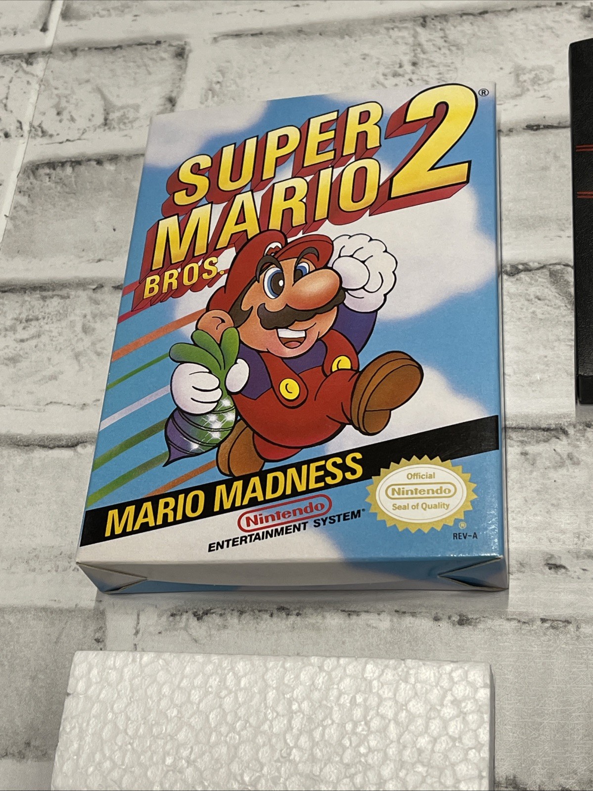 Nintendo NES Super Mario Bros 2 Oval Complete CIB Vintage EXCELLENT Tested Game