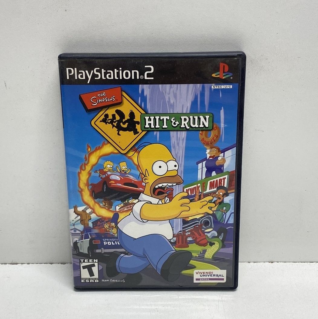 The Simpsons Hit & Run Sony PlayStation 2 CIB with Registration