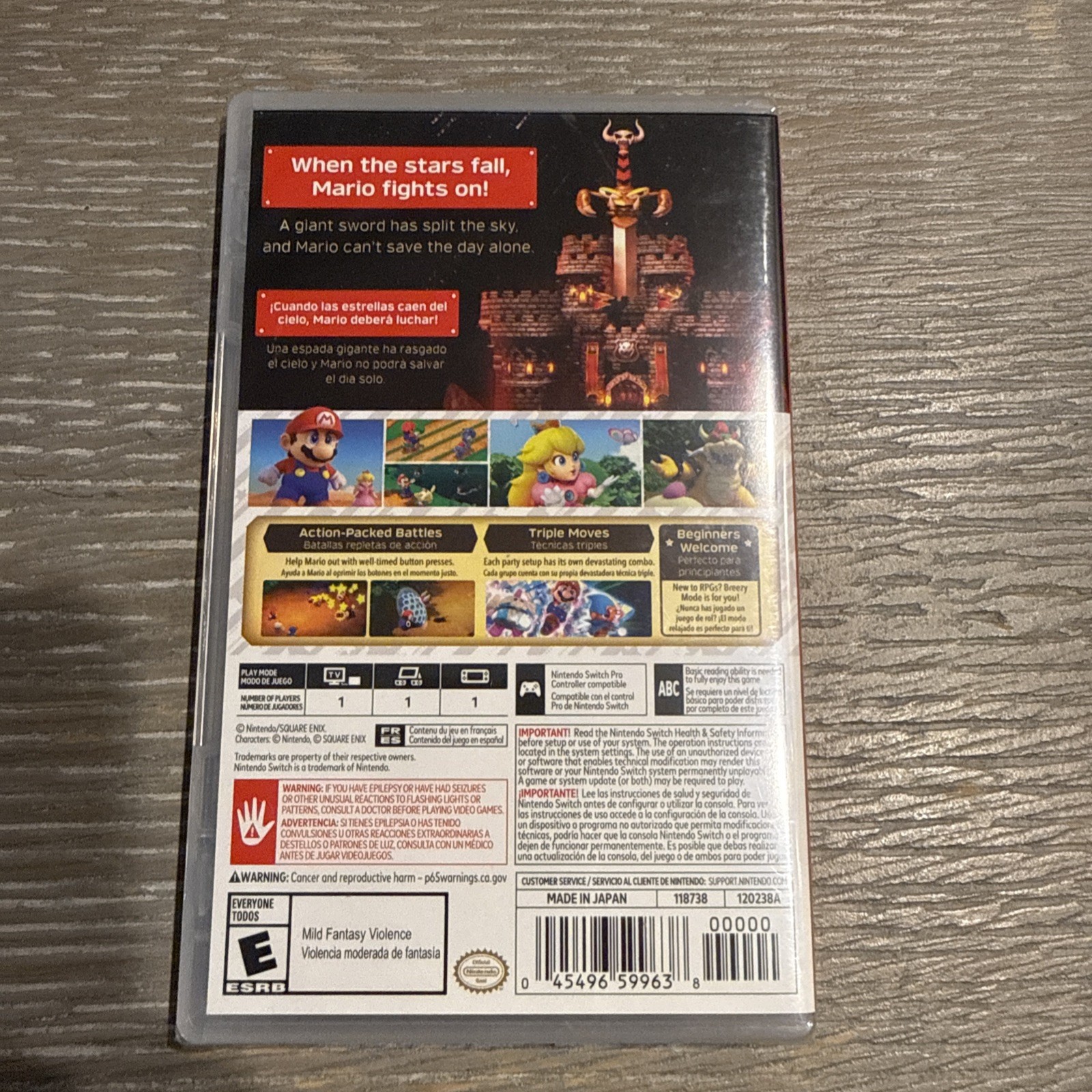 Super Mario RPG – Nintendo Switch-Sealed
