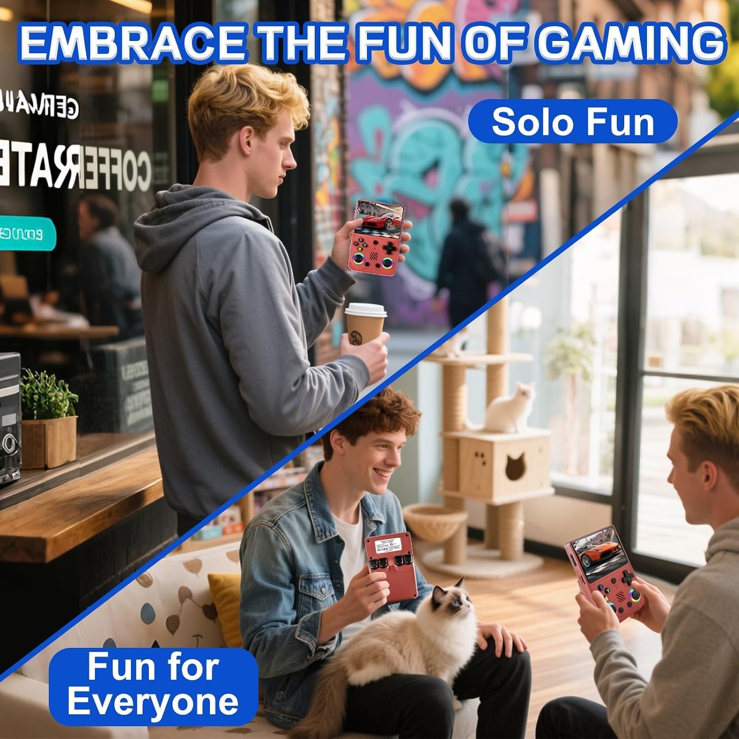 RG36PRO Retro Game Console: 30,000+ Games, Ergonomic Design, 3000mAh Battery