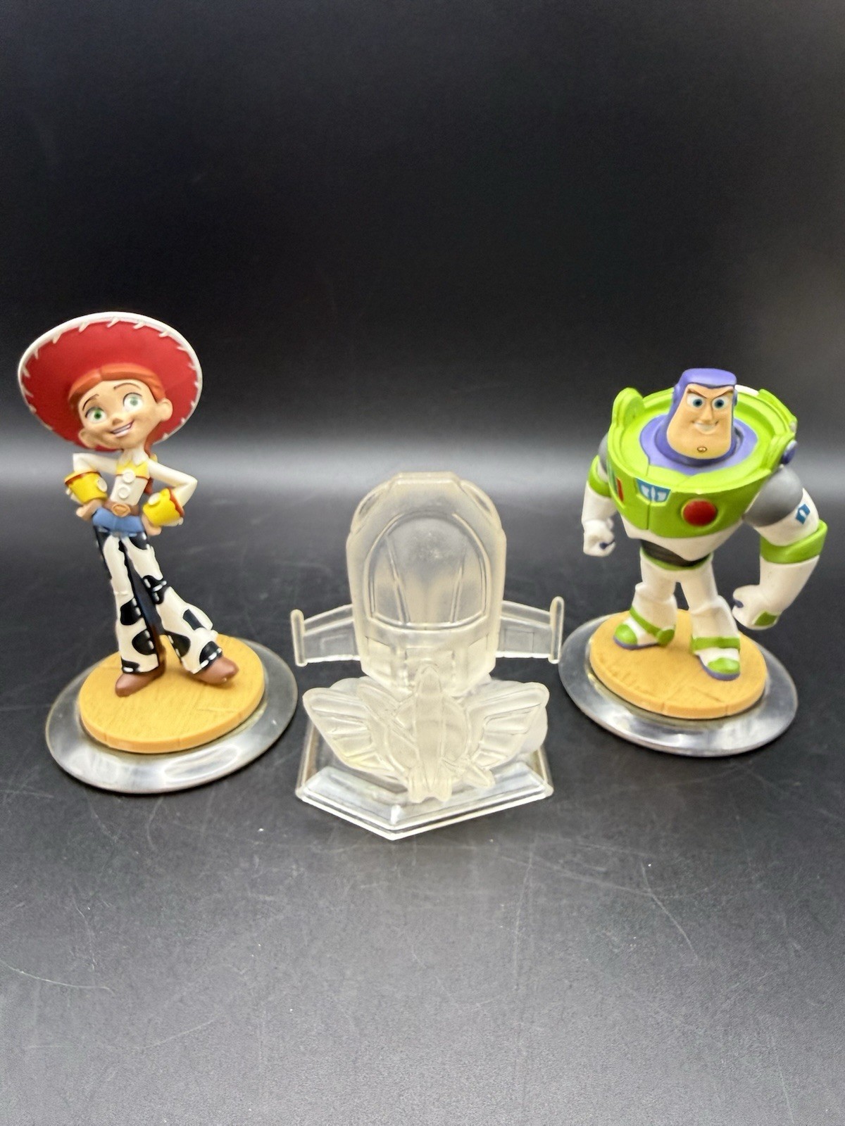 Disney Infinity 1.0 Buzz Lightyear Jessie and Crystal Toy Story Figure Lot