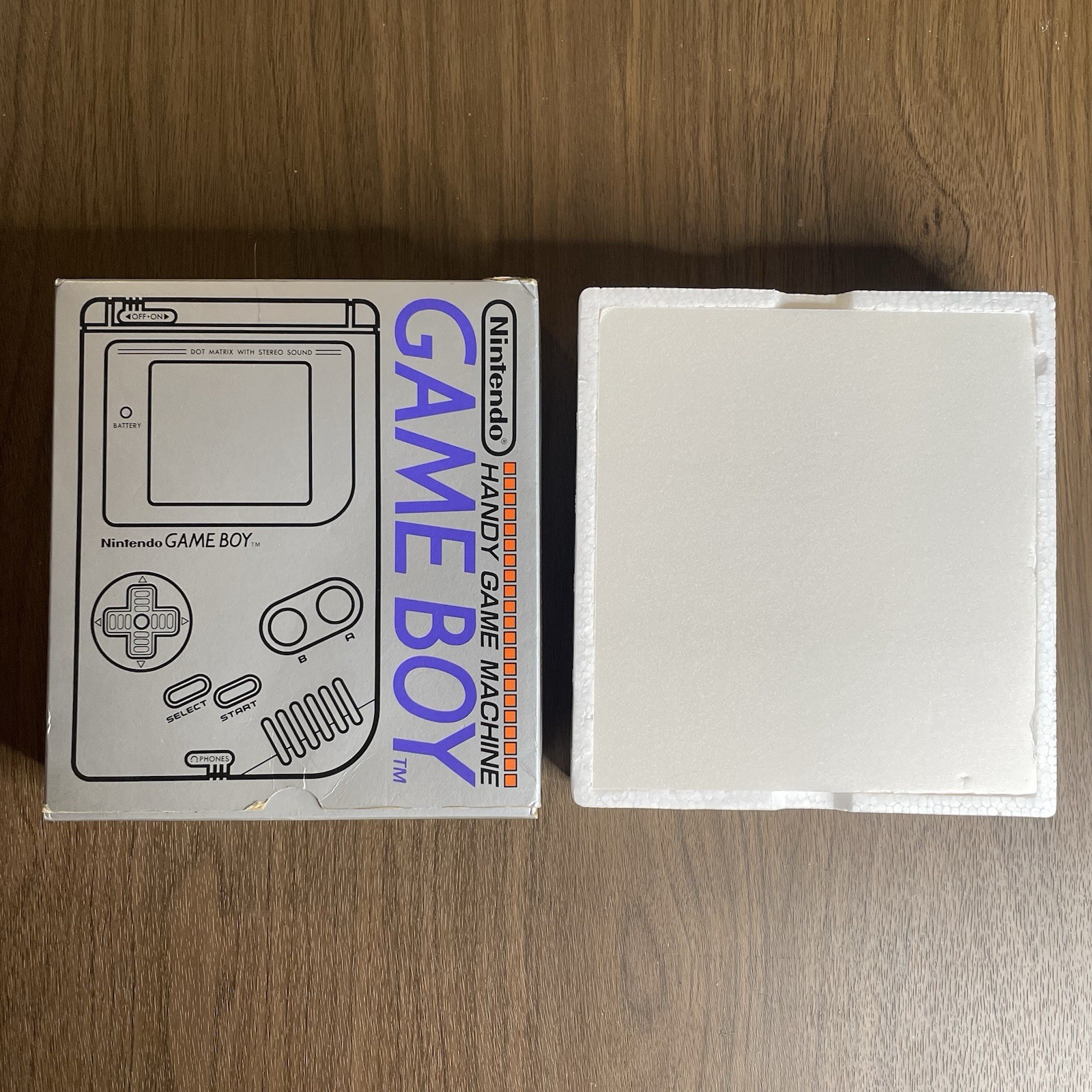 Original Nintendo GameBoy DMG-01 Handheld Console Gray CIB Complete In Box