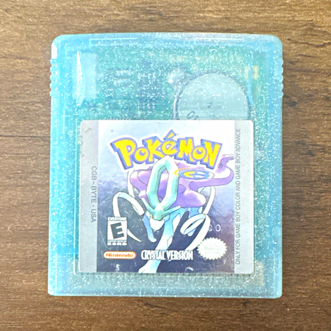 Nintendo Pokémon Crystal Version Game Boy Color Cartridge E NTSC-U/C 2000 Manual