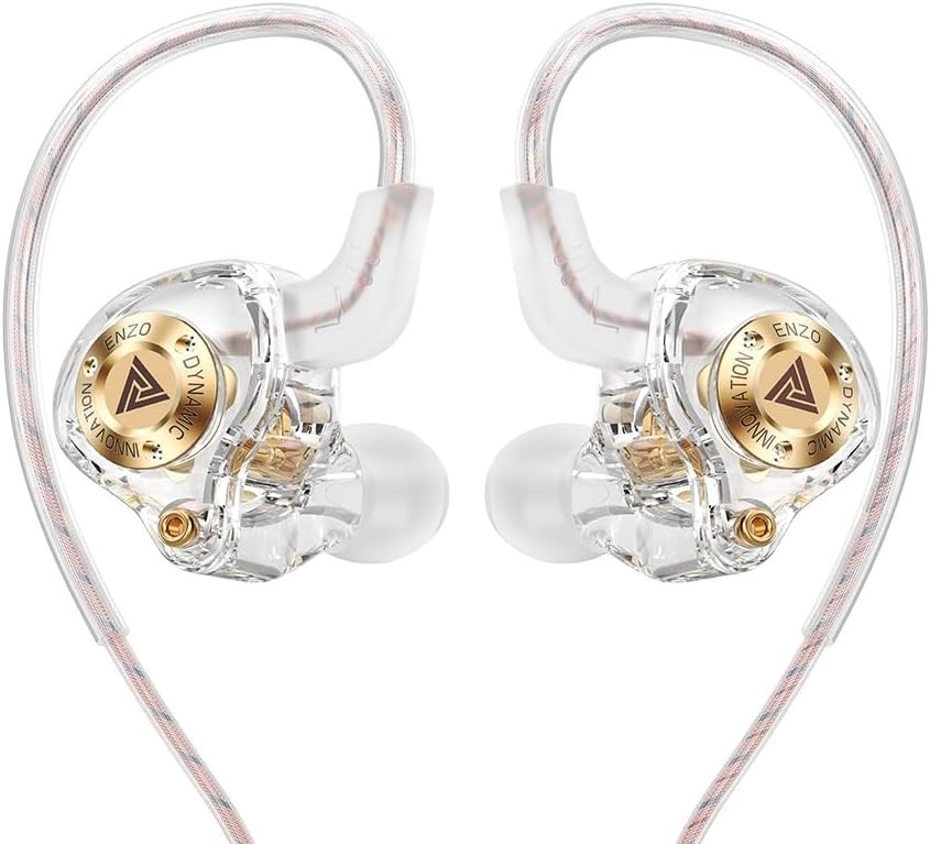 Dynamic Driver QKZ ENZO Earphones | 20Hz-20kHz Frequency Range for Clarity