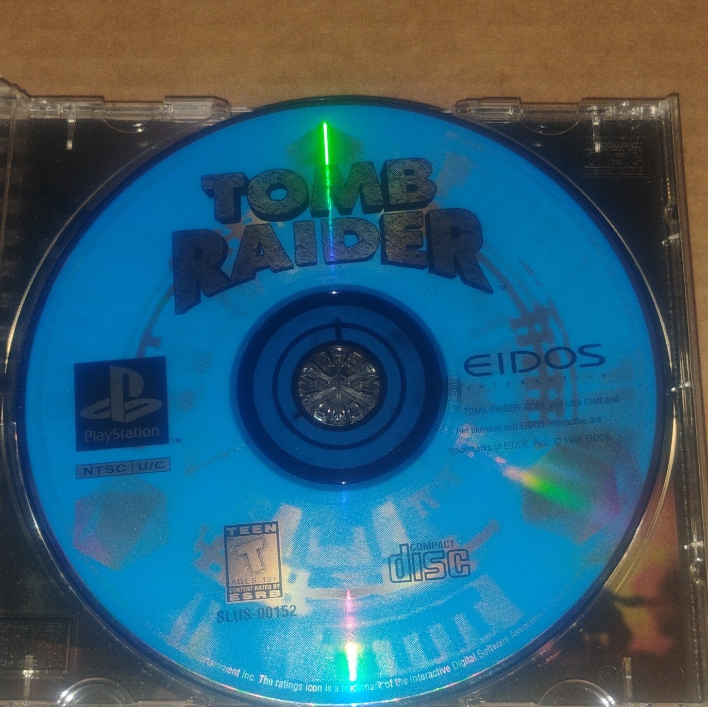 Eidos Interactive Tomb Raider Sony PlayStation 1 Action Adventure Manual Includ…
