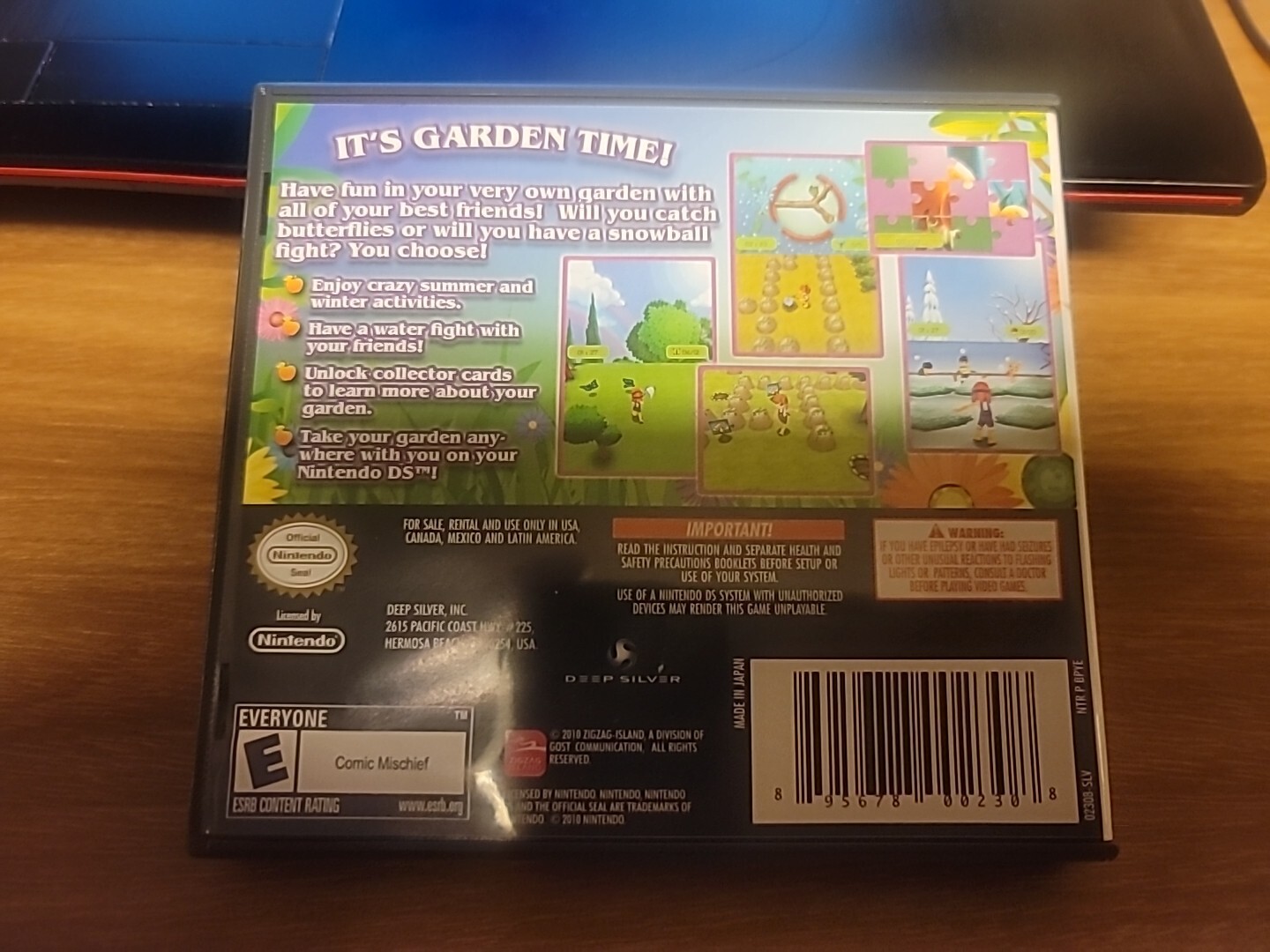 Let’s Play Garden (Nintendo DS, 2010) Complete