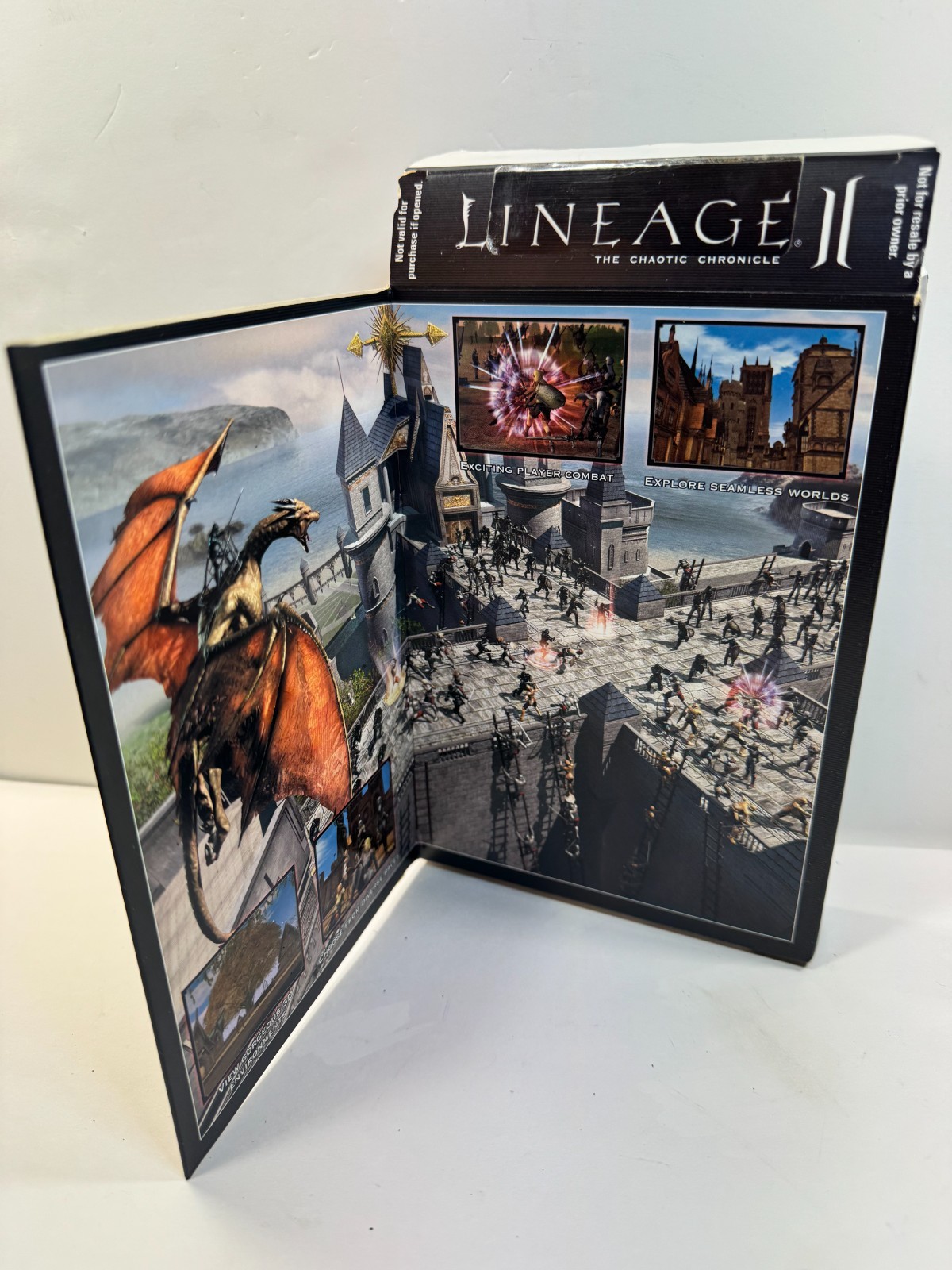 PC BOXED Lineage II: The Chaotic Chronicle CD-ROM (PC, 2004) FULLY Complete