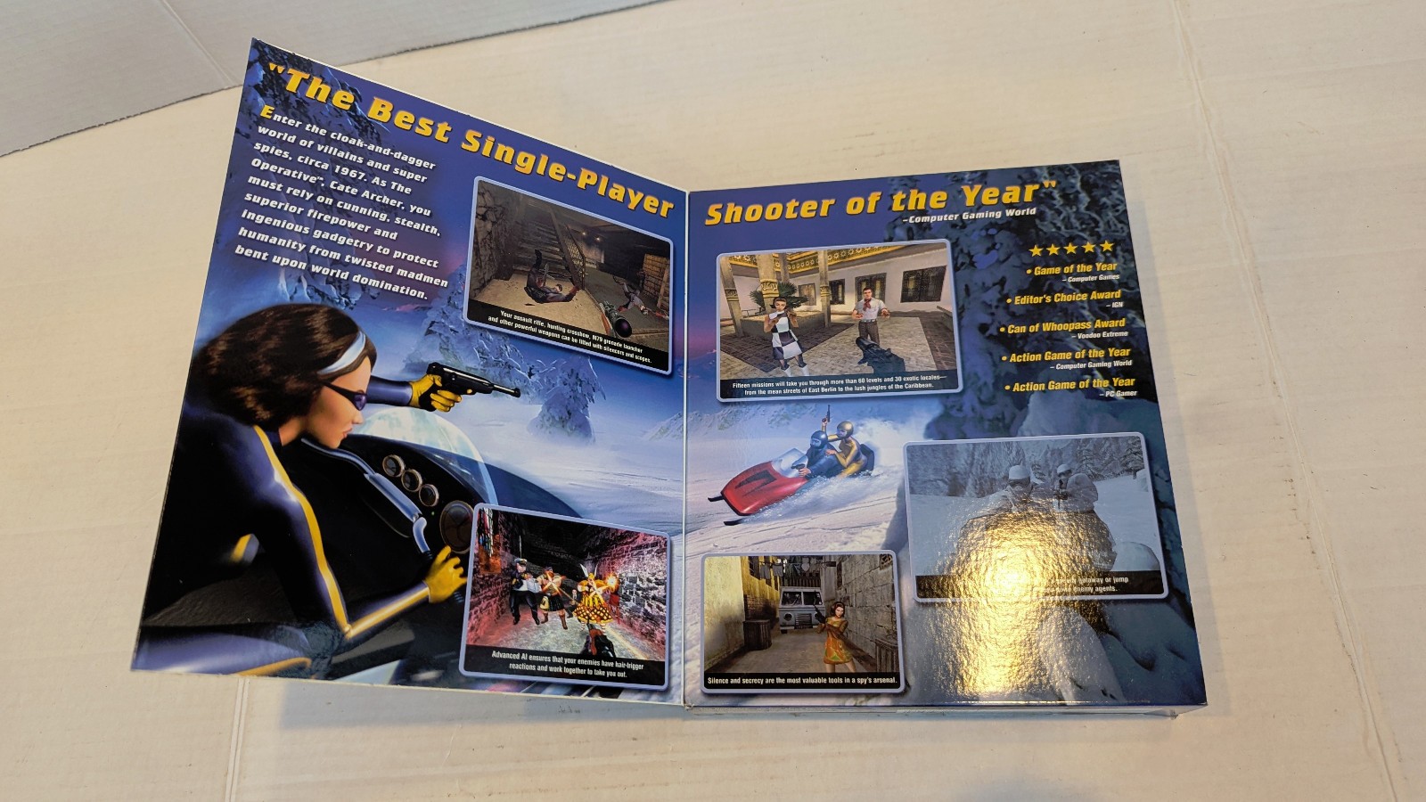 Operative: No One Lives Forever Game of the Year Edition 2001 Big Box Sealed