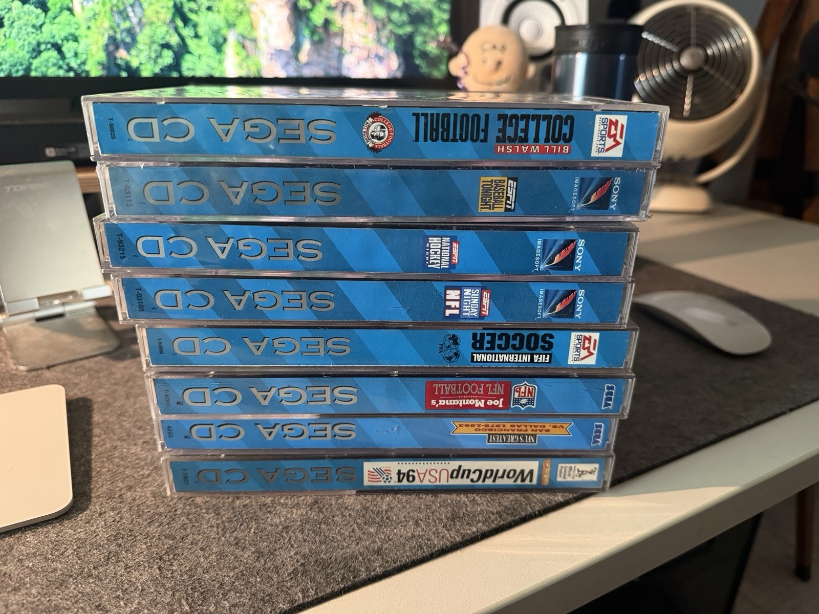 Sega CD Sports Game Bundle – Lot of 8 – CIB