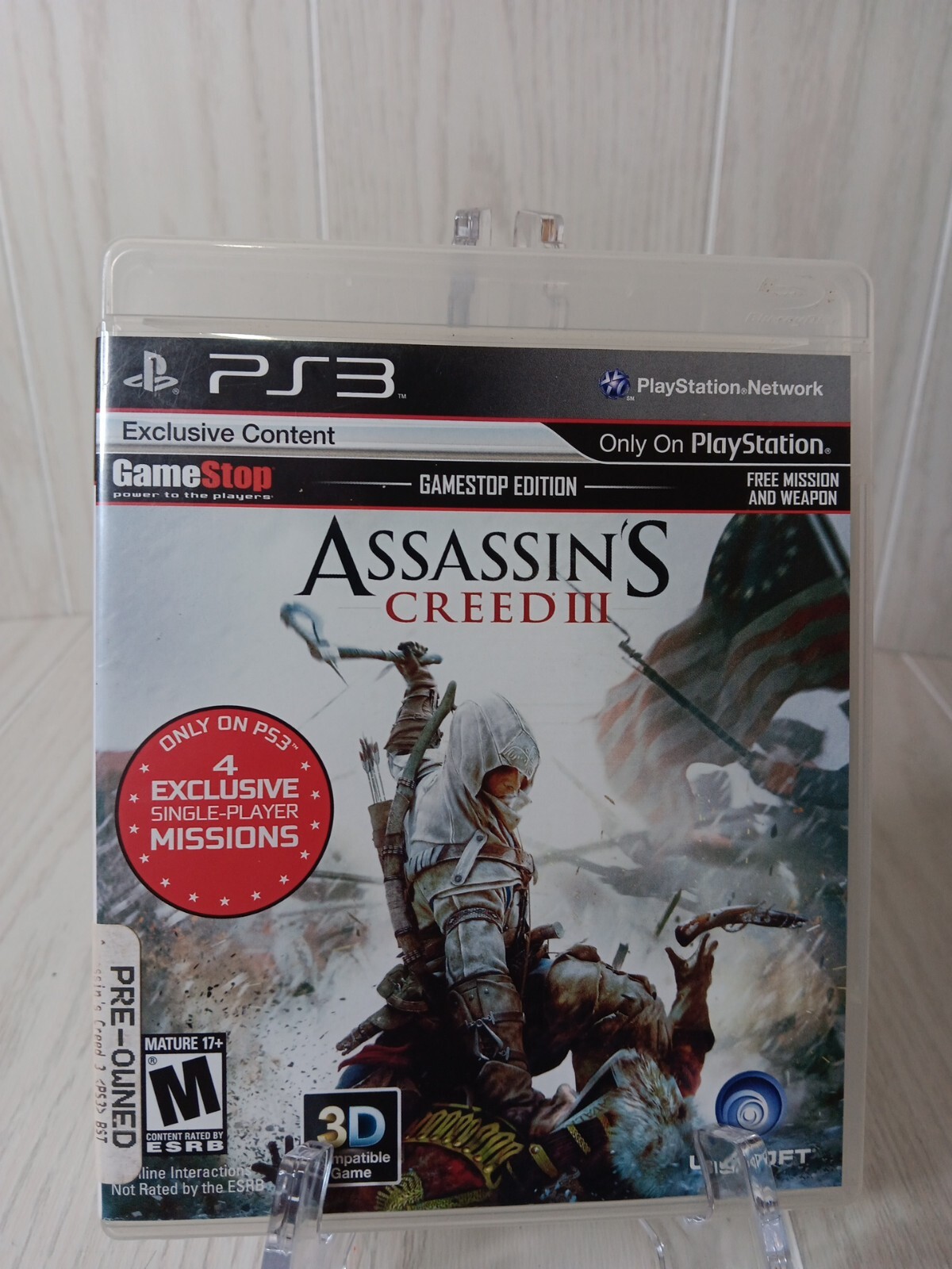 Assassin’s Creed III Playstation 3 PS3 Video Game