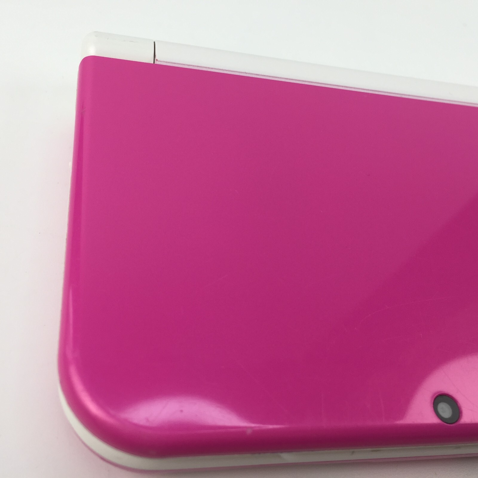 【Very Good】Nintendo New 3DS LL Pink x White Console ONLY Japanese Edition #dj06