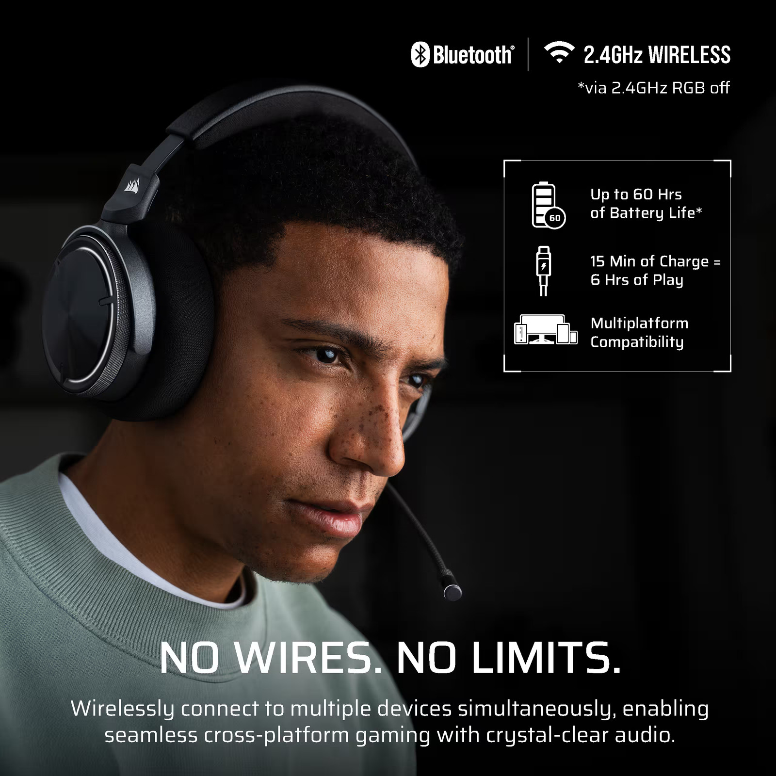 CORSAIR – VIRTUOSO MAX Wireless Gaming Headset for PC, Mac, PS5, PS4, and Mob…