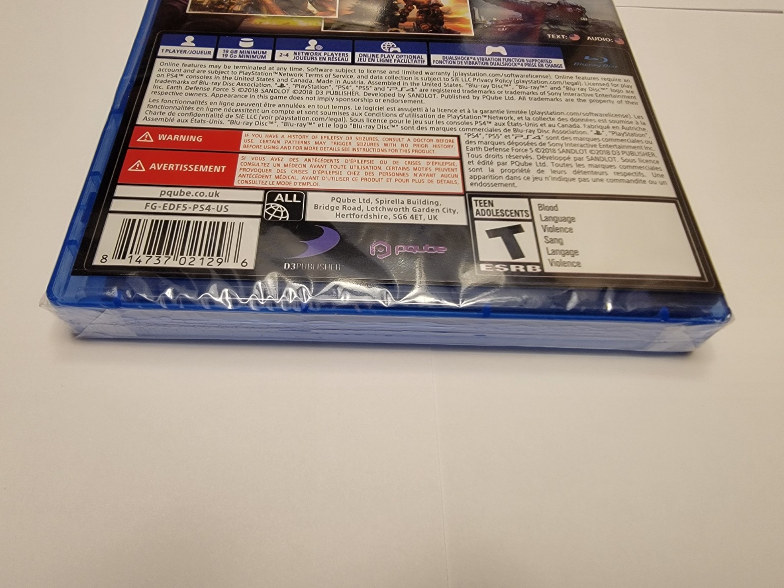 Earth Defense Force 5 Ps4 New Sealed Split Screen Hidden Gem Very Fun Game Kaiju