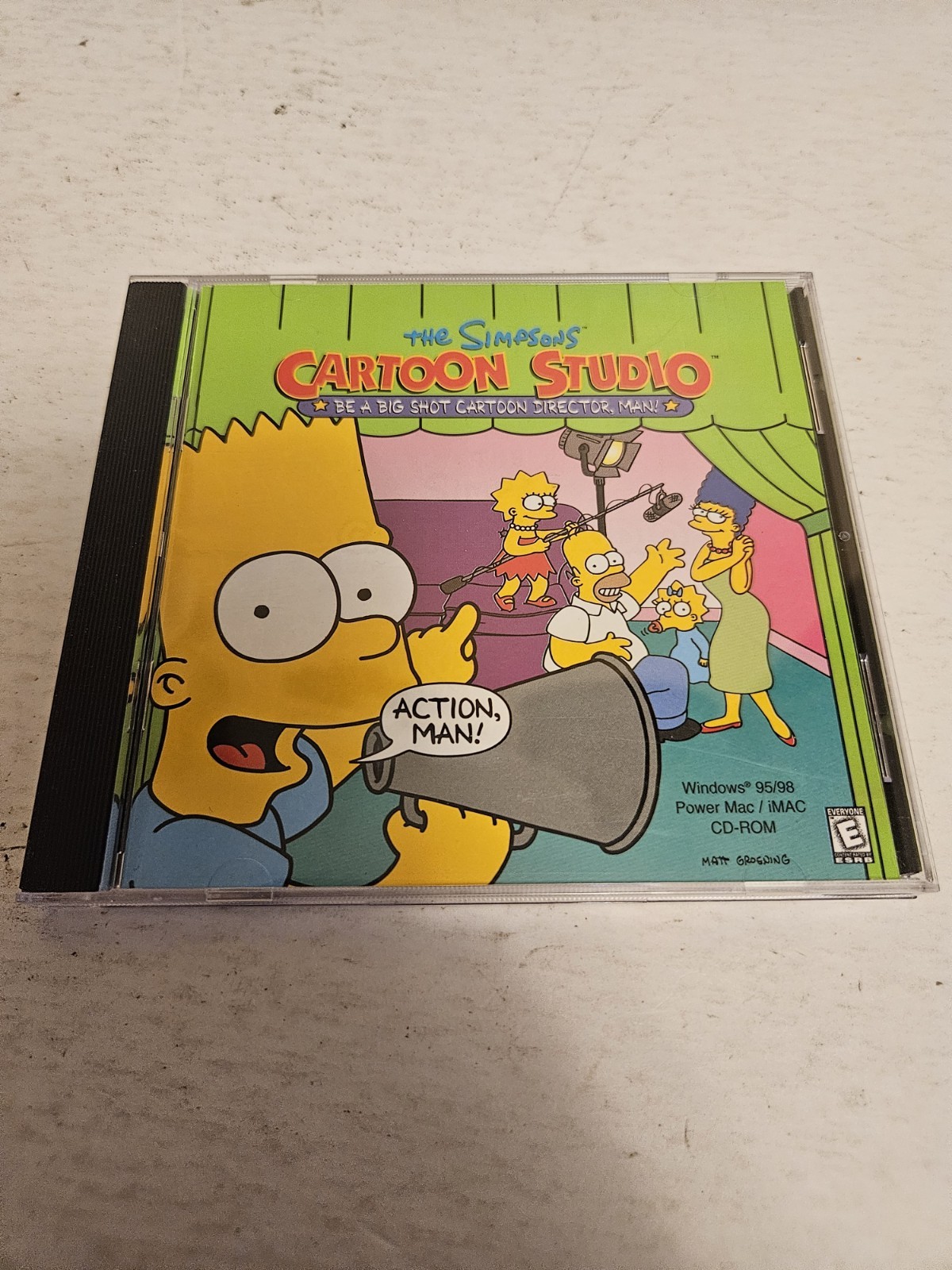 The Simpsons Cartoon Studio PC Game CD-ROM Windows 95 Win 98 Macintosh Mac