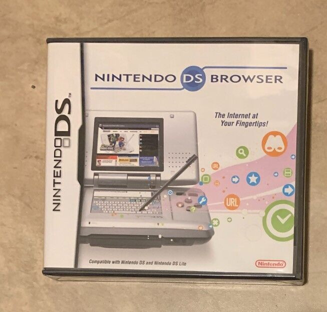Nintendo DS + DS Lite Web Internet Browser NEW factory sealed
