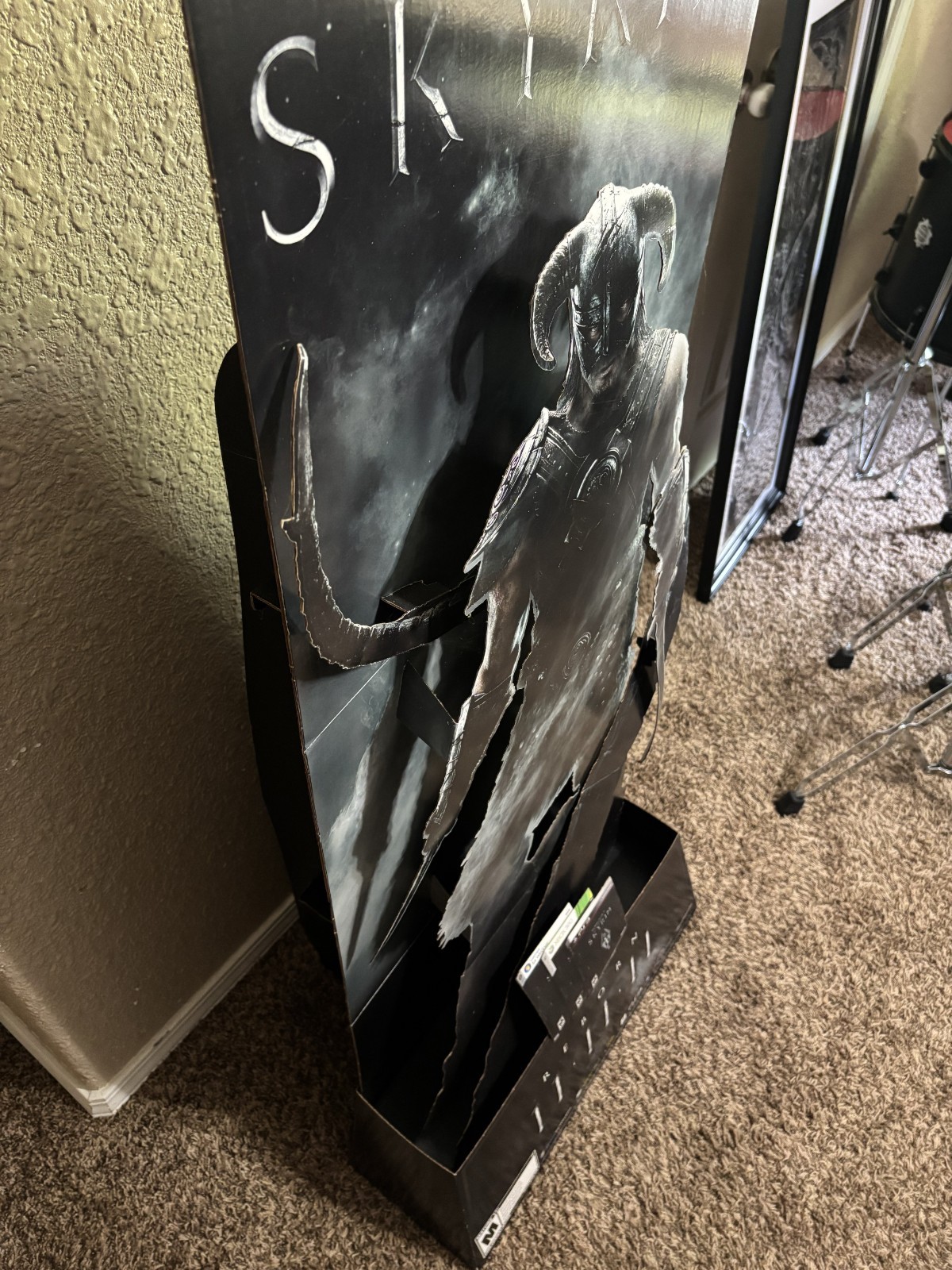 2011 ELDER SCROLLS V SKYRIM Standee Store Display Original GRAIL Launch XBOX 360